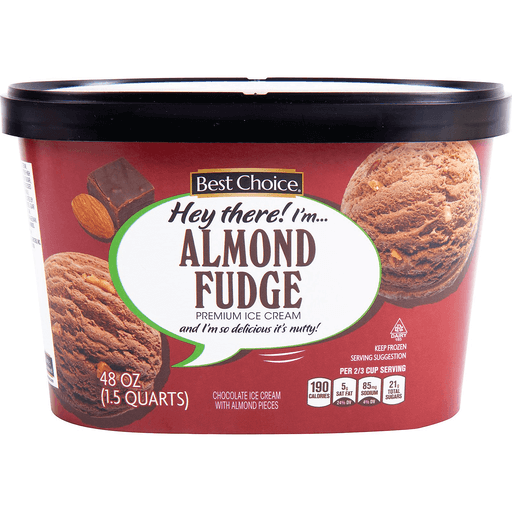 Best Choice Almond Fudge - 48 OZ