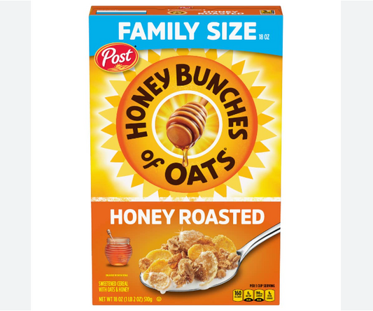 Honey Bunches of Oats® cereal