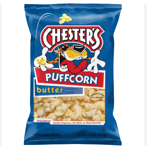 Chesters Puffcorn Butter