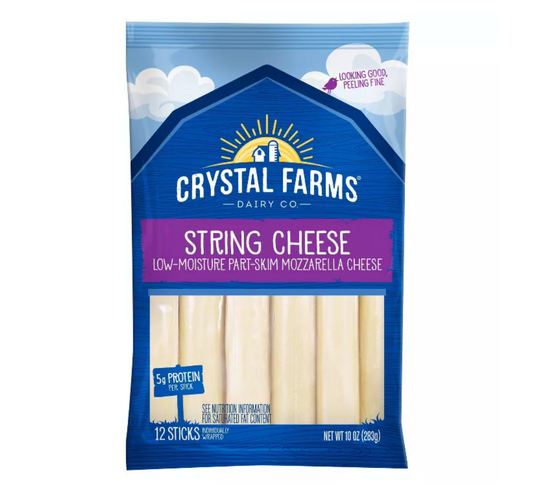 Crystal Farms String Cheese - 12 OZ