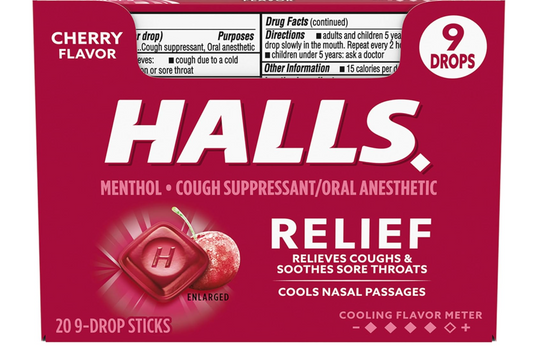 Halls Relief - 9 Drops