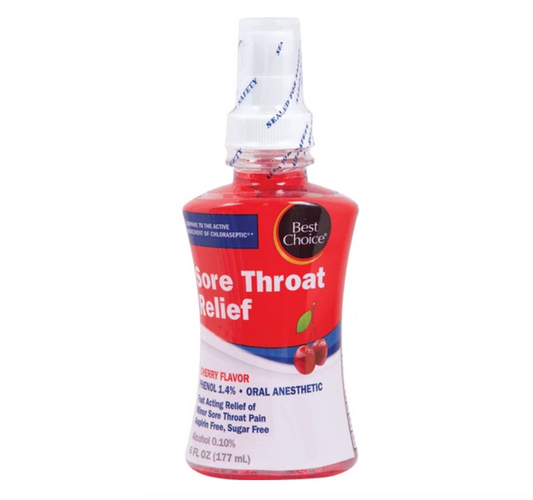 Best Choice Sore Throat Relief - 6 FL OZ